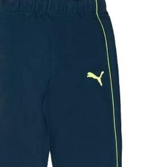 Puma Boys 3-Piece Outfit Set XS (5/6) | Teal Gray Vest Hoodie Pants - Like New - Picture 12 of 16